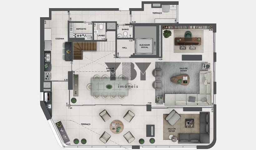 Cobertura à venda com 3 quartos, 213m² - Foto 57
