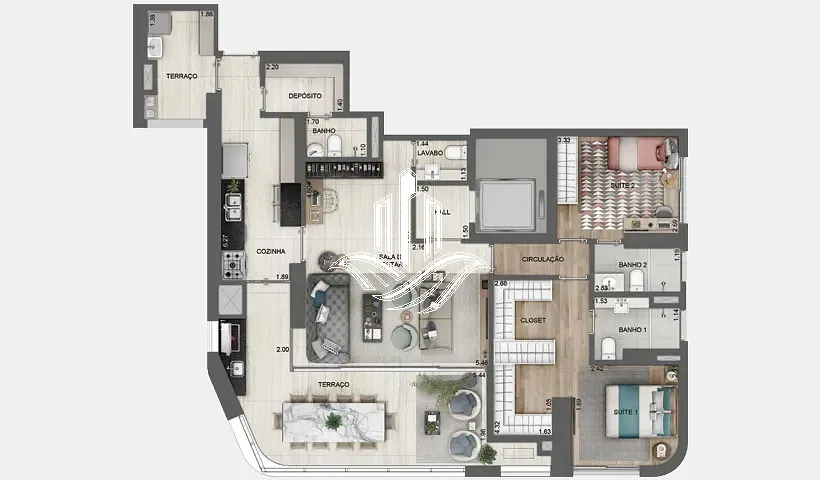 Apartamento, 4 quartos, 196 m² - Foto 46