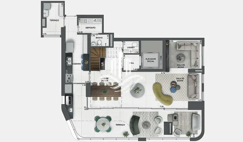 Apartamento, 4 quartos, 196 m² - Foto 53