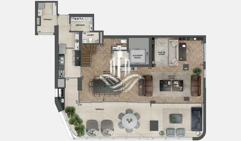 Apartamento, 4 quartos, 196 m² - Foto 55