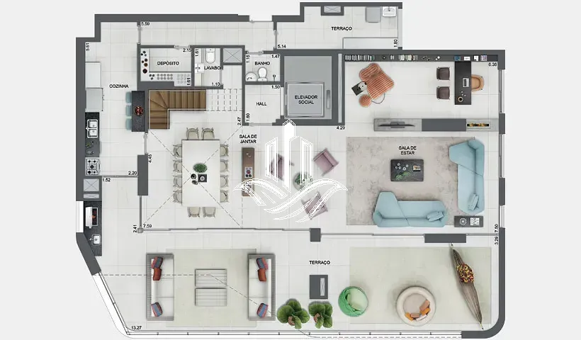 Apartamento, 4 quartos, 196 m² - Foto 59