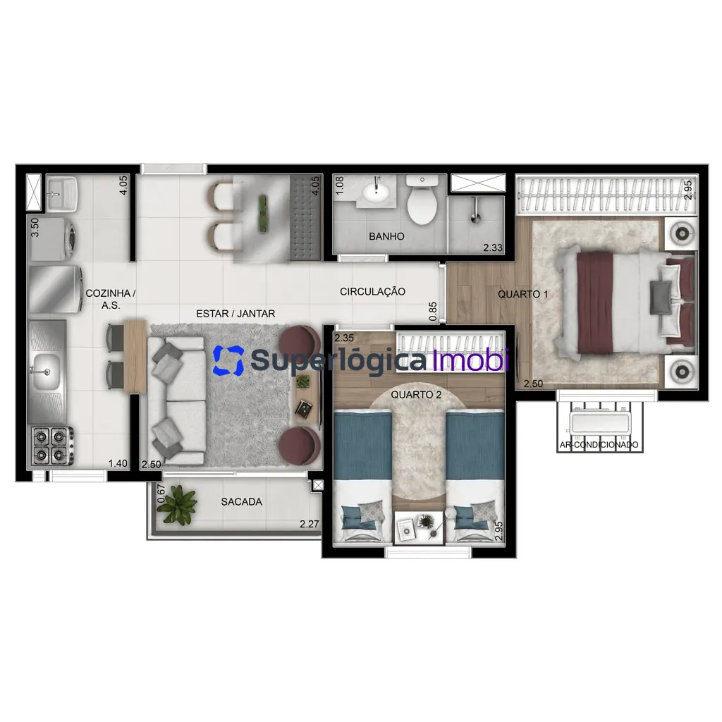 Apartamento, 3 quartos, 61 m² - Foto 15