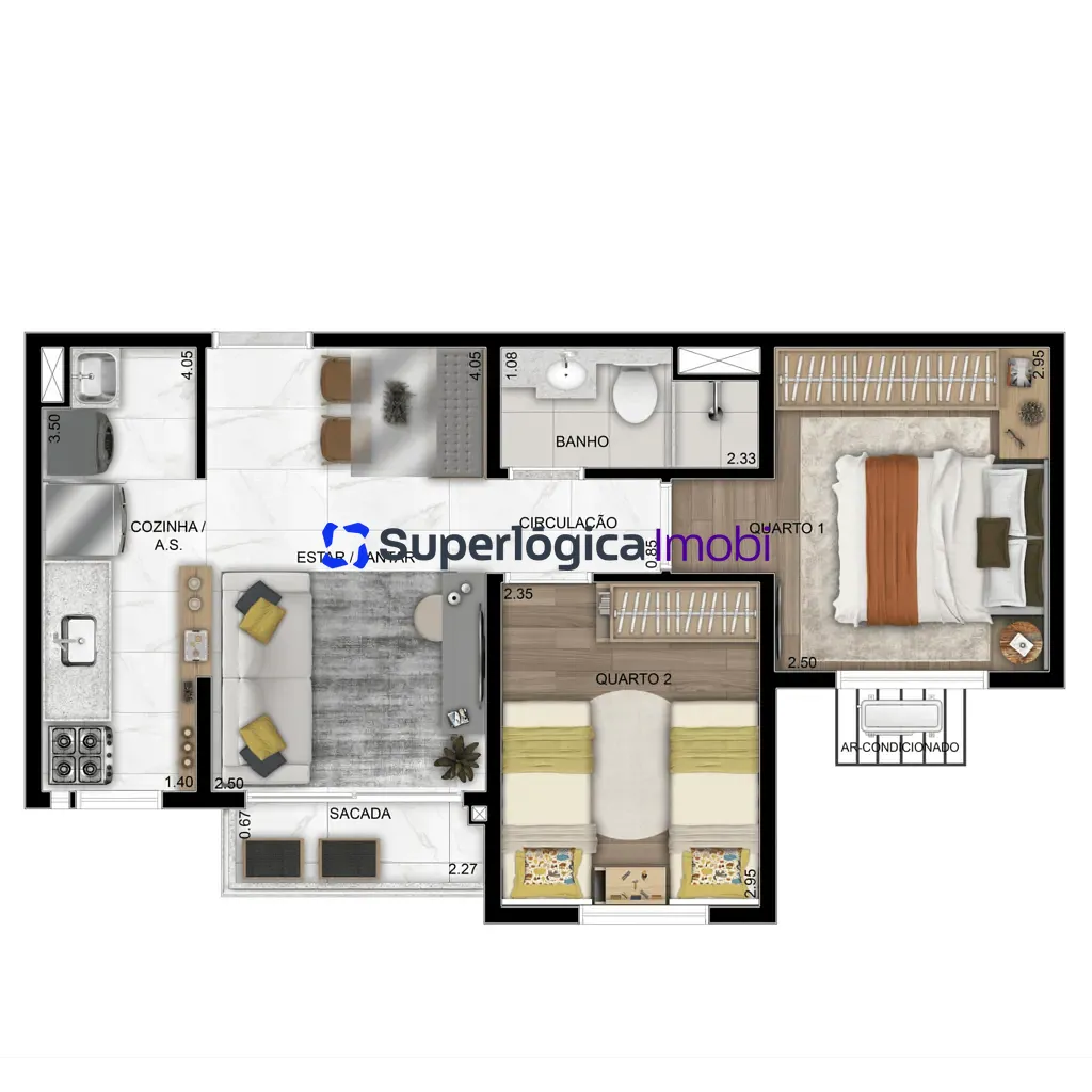 Apartamento, 3 quartos, 61 m² - Foto 16