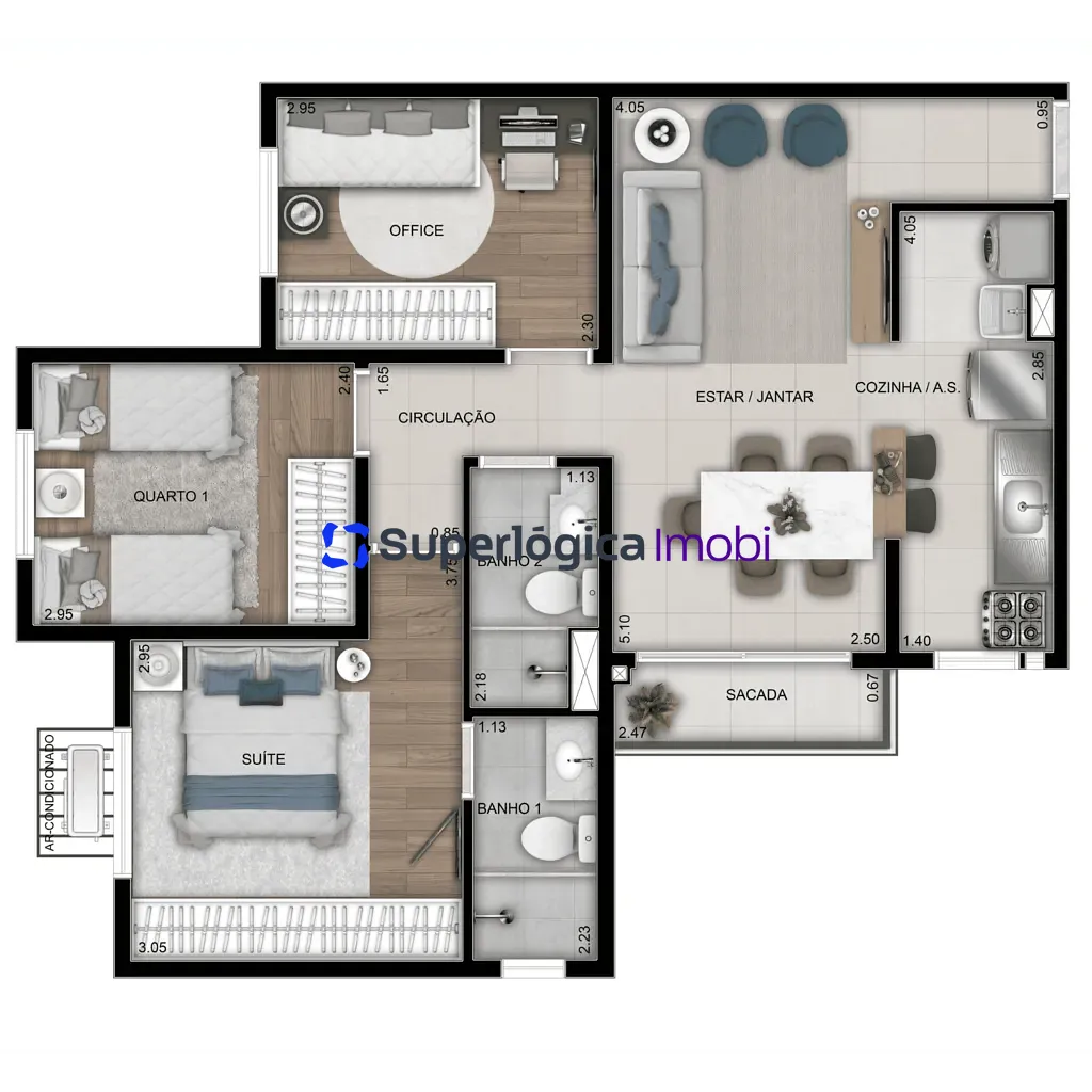 Apartamento, 3 quartos, 61 m² - Foto 17