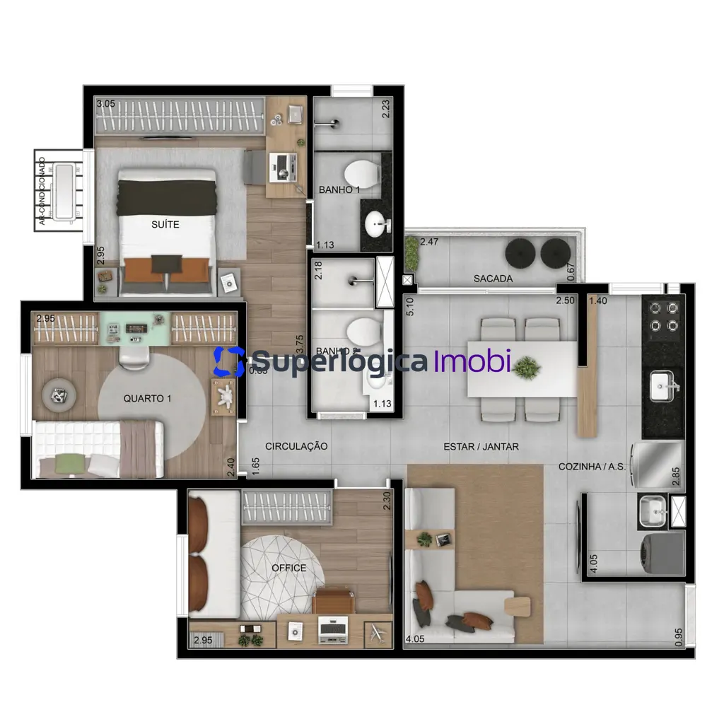Apartamento, 3 quartos, 61 m² - Foto 18
