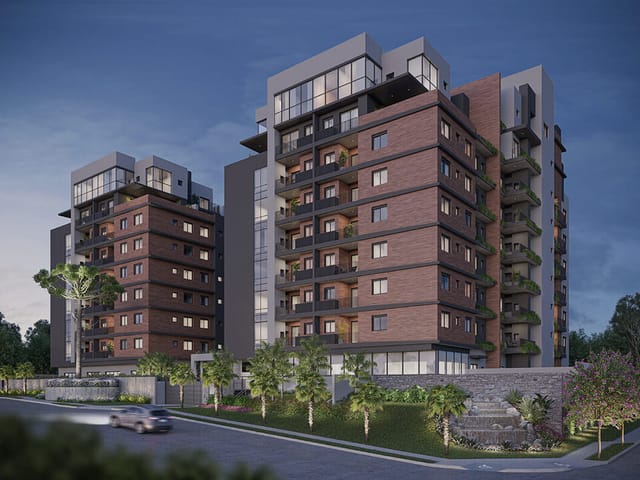 Foto do Apartamento - Apartamento à venda 2 Quartos 1 Suite 1 Vaga 68.23M² Cabral Curitiba - PR | Gaia | Manoel Veiga Imóveis