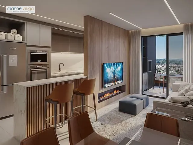 Apartamento 2 quartos e 2 banheiros, à venda, no bairro Cabral em Curitiba