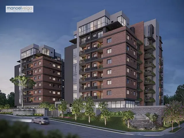 Apartamento 3 quartos e 4 banheiros, à venda, no bairro Cabral em Curitiba