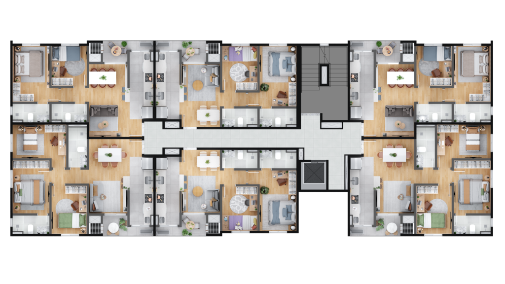 Apartamento à venda com 3 quartos, 64m² - Foto 21