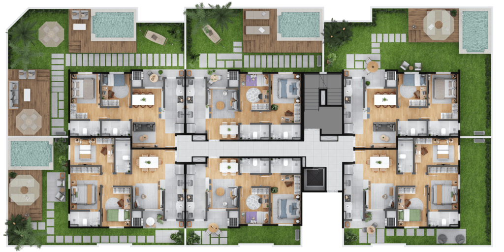 Apartamento à venda com 3 quartos, 64m² - Foto 18