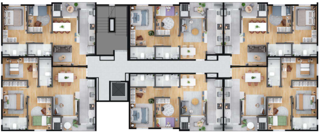 Apartamento à venda com 3 quartos, 64m² - Foto 23