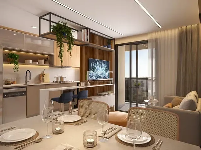 Apartamento 3 quartos e 2 banheiros, à venda, no bairro Hauer em Curitiba
