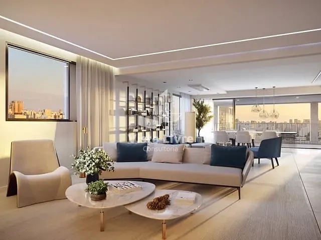 Apartamento com 192m² 4 quartos e 6 banheiros, à venda, no bairro Vila Olímpia em São Paulo