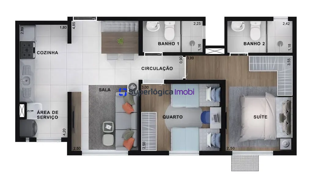 Apartamento, 2 quartos, 88 m² - Foto 27