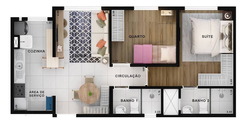 Apartamento, 2 quartos, 63 m² - Foto 26