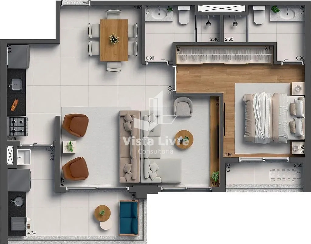 Apartamento, 3 quartos, 125 m² - Foto 29