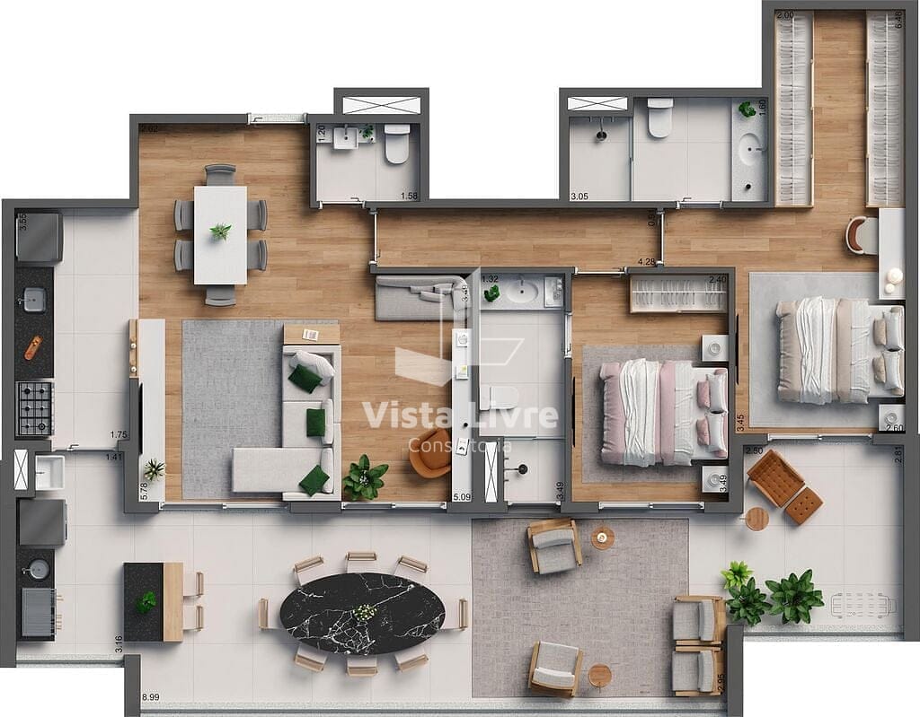 Apartamento, 3 quartos, 120 m² - Foto 37