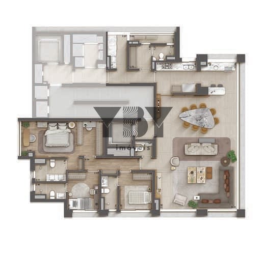 Cobertura, 4 quartos, 276 m² - Foto 19