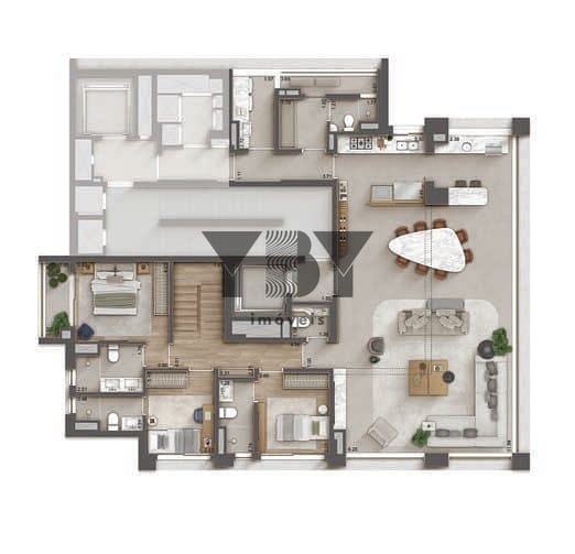 Cobertura, 4 quartos, 276 m² - Foto 21