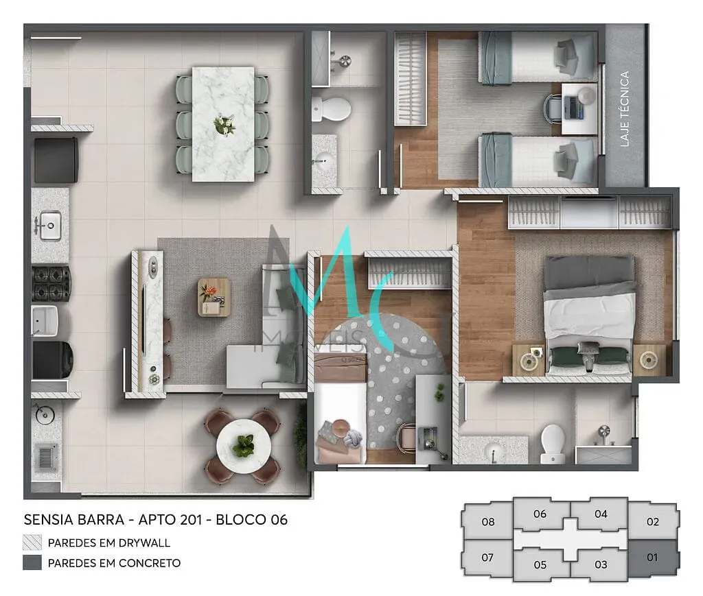 Apartamento, 3 quartos, 117 m² - Foto 22