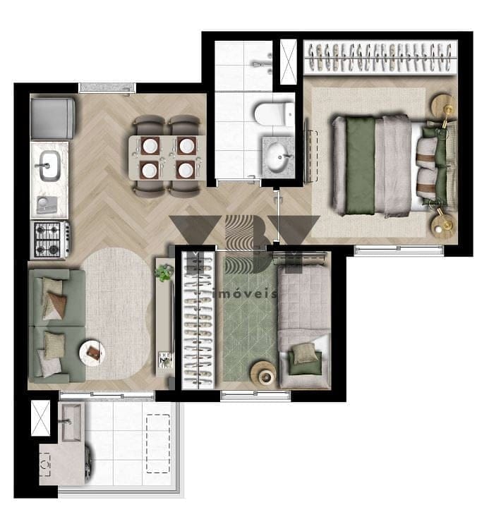 Apartamento à venda com 2 quartos, 36m² - Foto 26