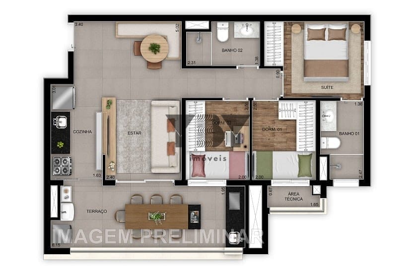 Cobertura à venda com 3 quartos, 174m² - Foto 27