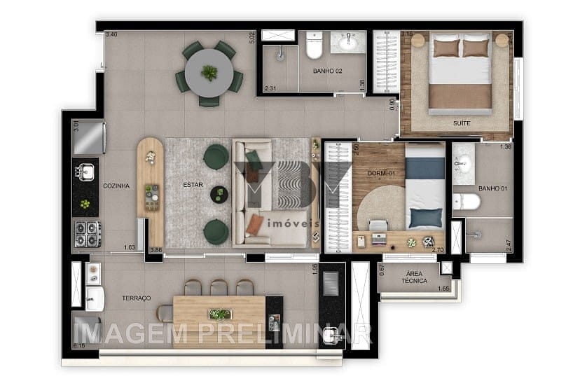 Cobertura à venda com 3 quartos, 174m² - Foto 28