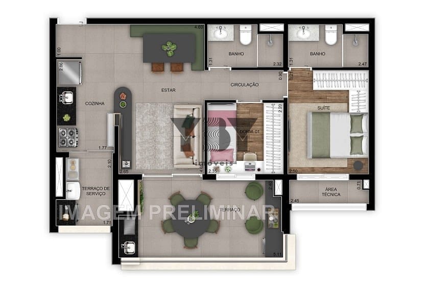 Cobertura à venda com 3 quartos, 174m² - Foto 29