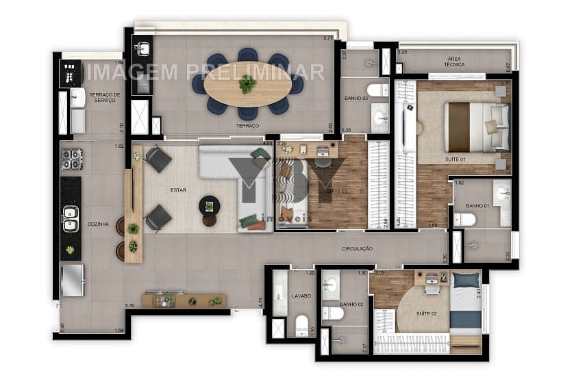 Cobertura à venda com 3 quartos, 174m² - Foto 34
