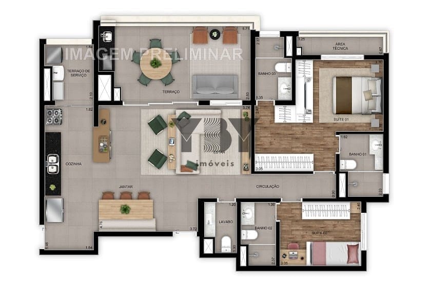 Cobertura à venda com 3 quartos, 174m² - Foto 35
