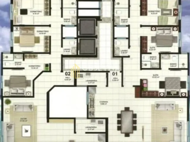 Apartamento 3 quartos e 3 banheiros, à venda, no bairro Navegantes em Capão da Canoa