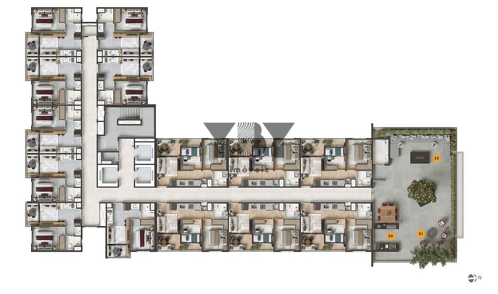 Apartamento, 1 quarto, 35 m² - Foto 15