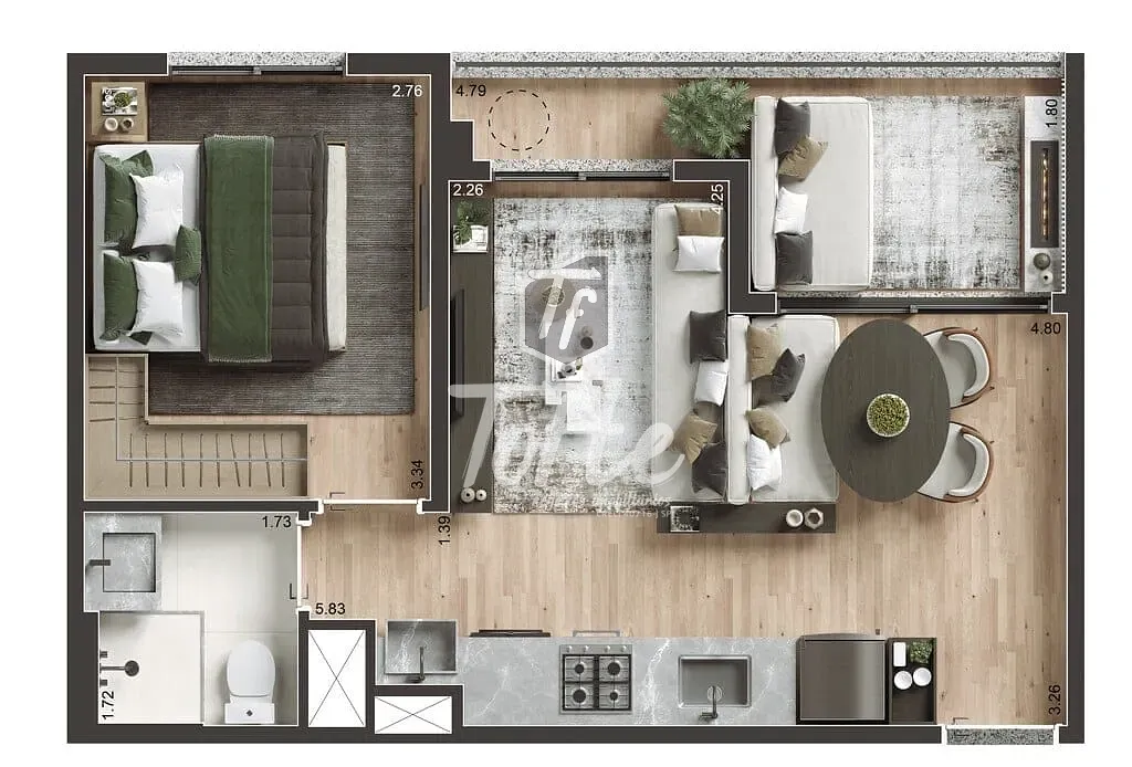 Apartamento, 2 quartos, 63 m² - Foto 21