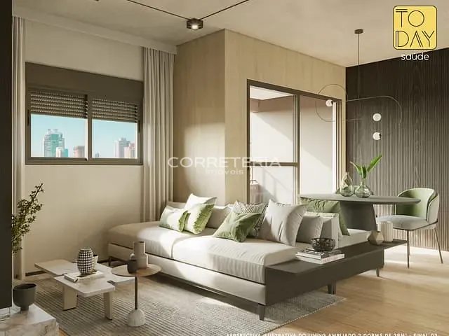 Apartamento 2 quartos e 1 banheiro, à venda, no bairro Saúde em São Paulo