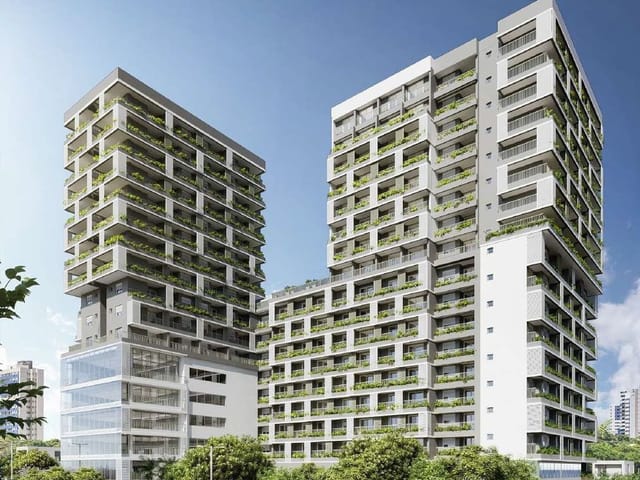 Foto do Apartamento - Apartamento à venda 1 Quarto 1 Suite 39.54M² Moema São Paulo - SP | Nex One Jurupis - Residencial | Correteria Imóveis