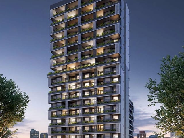 Foto do Apartamento - Apartamento à venda 1 Quarto 1 Suite 27.93M² Moema São Paulo - SP | Nex One Jurupis - Residencial | Correteria Imóveis