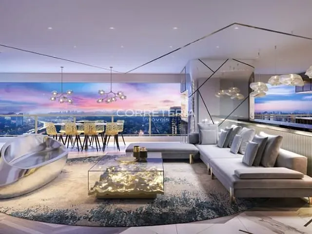 Apartamento 1 quarto e 2 banheiros, à venda, no bairro Brooklin Novo em São Paulo