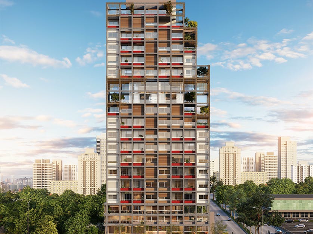 Foto do Apartamento - Apartamento à venda 2 Quartos 2 Suites 1 Vaga 78.59M² Ibirapuera São Paulo - SP | Hive Ibirapuera | Correteria Imóveis