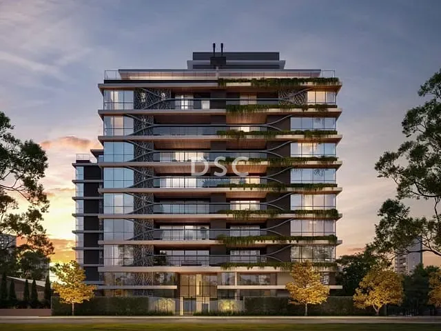 Apartamento 3 quartos e 4 banheiros, à venda, no bairro Mercês em Curitiba