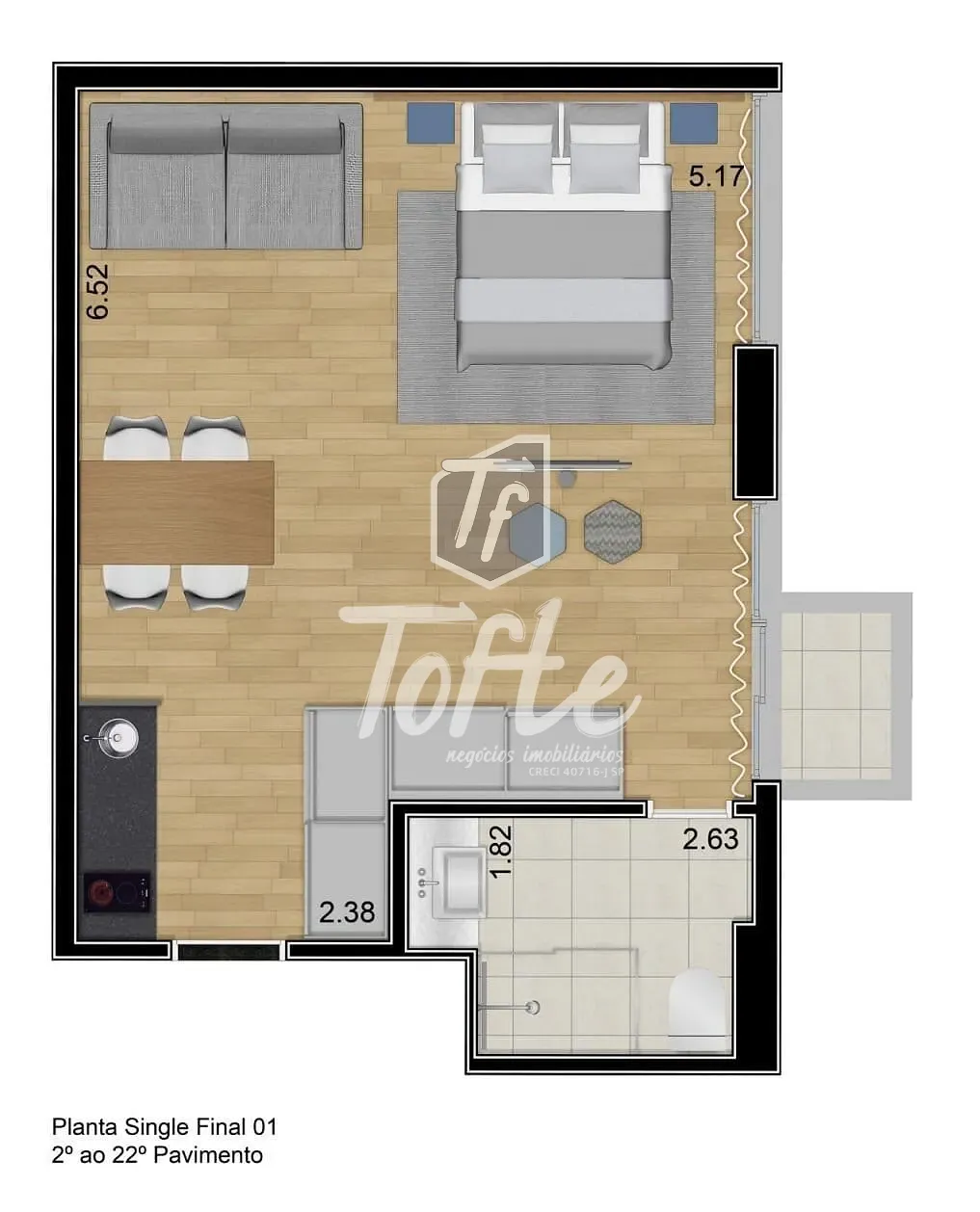 Apartamento, 2 quartos, 56 m² - Foto 31