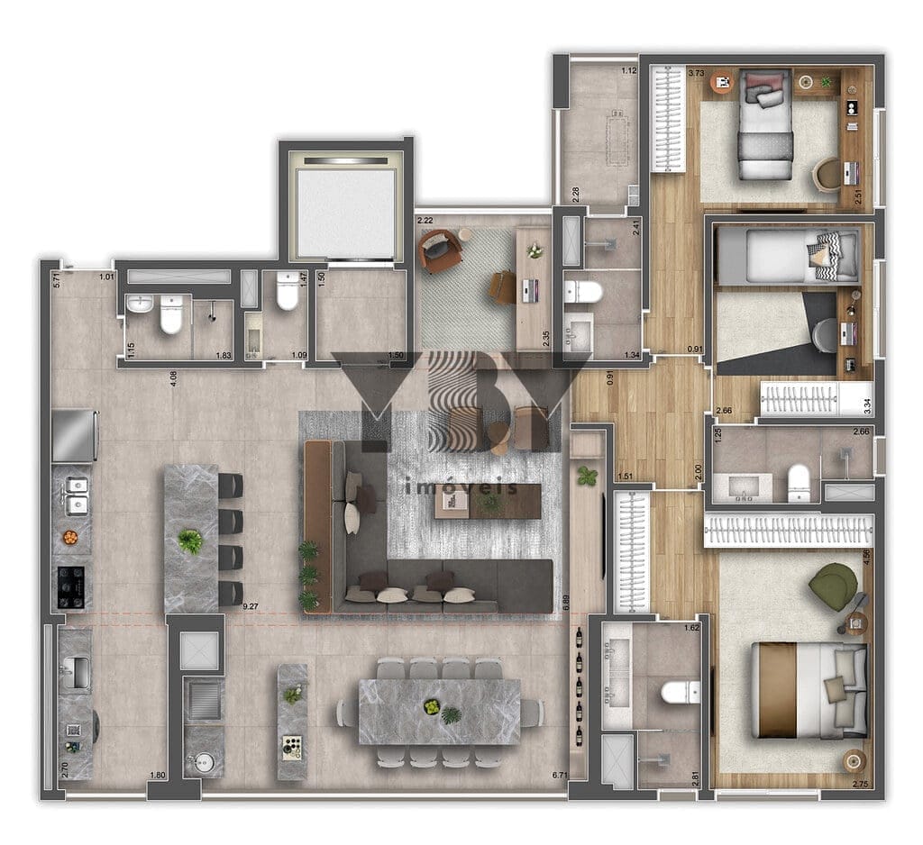 Cobertura à venda com 3 quartos, 296m² - Foto 21