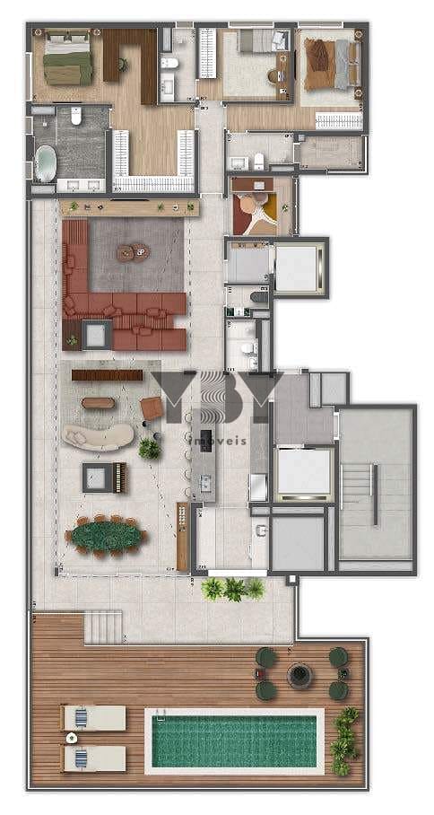 Cobertura à venda com 3 quartos, 296m² - Foto 22