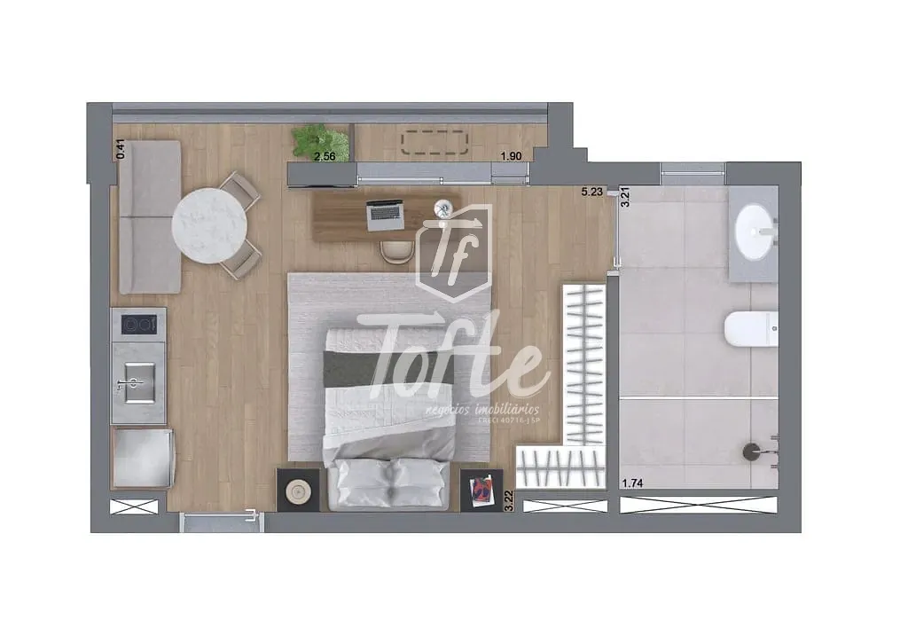 Apartamento, 1 quarto, 38 m² - Foto 11