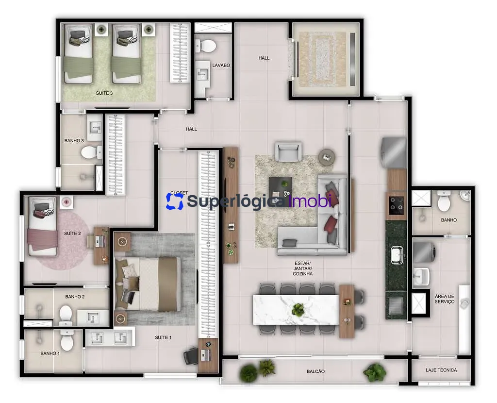 Apartamento, 3 quartos, 128 m² - Foto 24