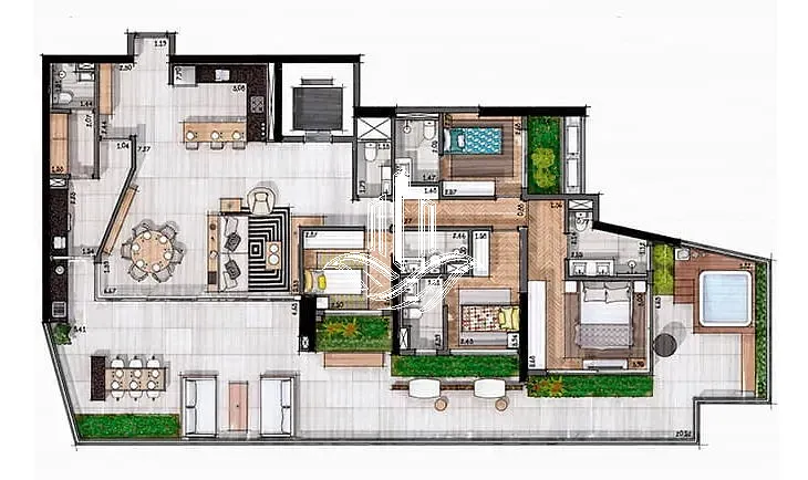 Apartamento, 4 quartos, 167 m² - Foto 42