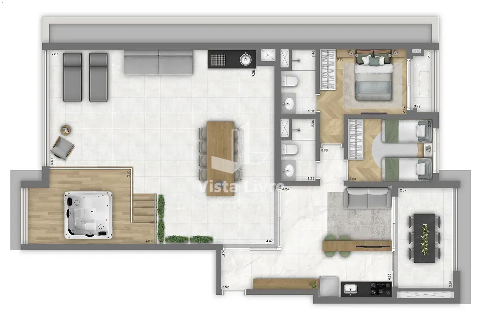 Apartamento, 2 quartos, 61 m² - Foto 15
