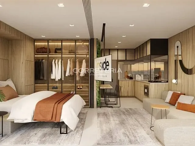 Studio 1 quarto e 1 banheiro, à venda, no bairro Brooklin Paulista em São Paulo