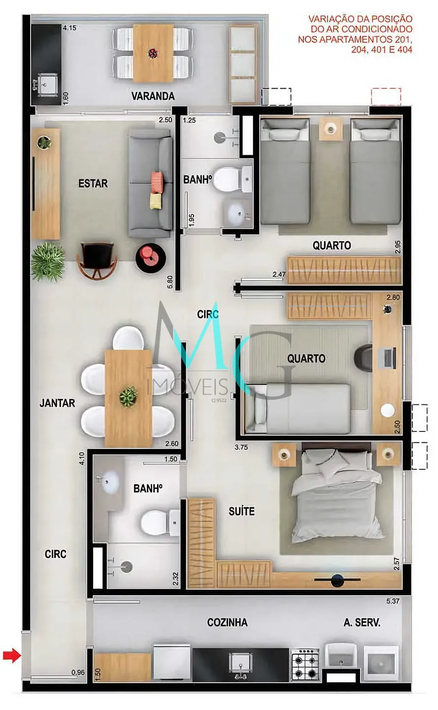 Apartamento, 3 quartos, 75 m² - Foto 21