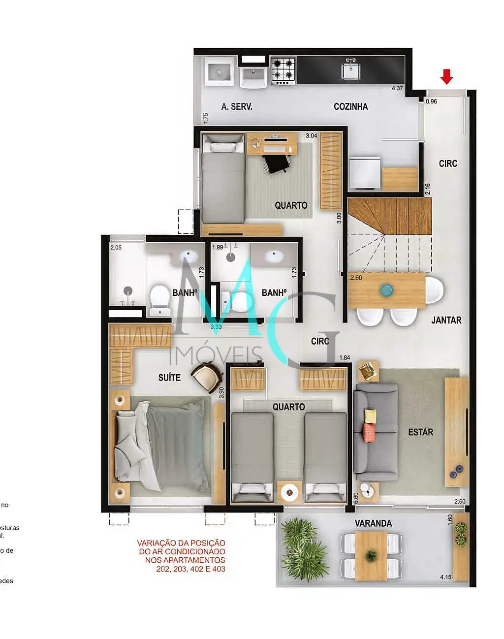 Apartamento, 3 quartos, 75 m² - Foto 32
