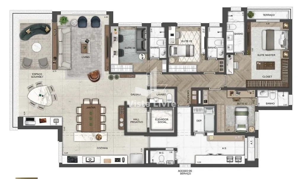 Apartamento, 4 quartos, 354 m² - Foto 15